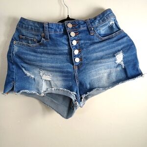 Forever 21 high waist Blue Jeans short shorts